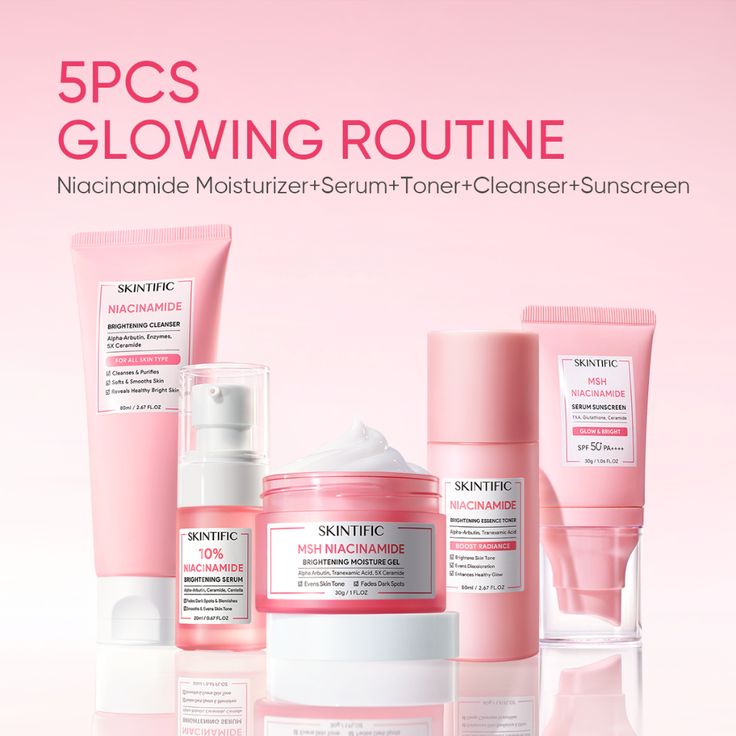 SKINTIFIC 5-in-1 Brightening Set